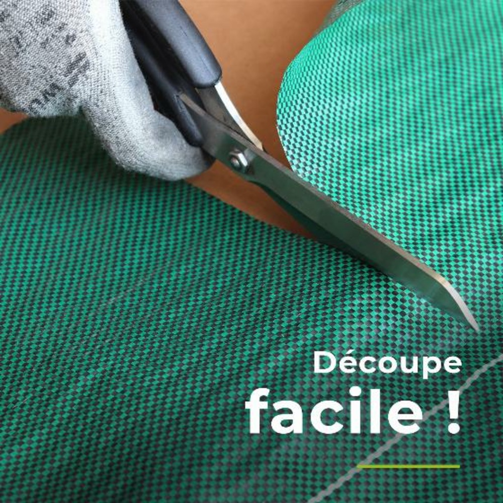 Jardiprotec - toile de paillage 90g-m² contre les mauvaises herbes - 1,05x100m