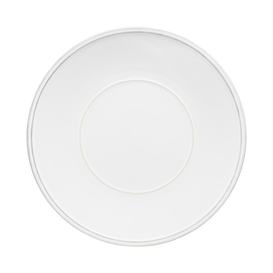 Assiette ronde de présentation ø 34,3 cm friso blanc - lot de 6 - costa nova