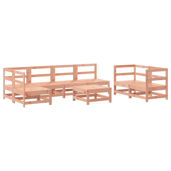 Salon de jardin 8 pcs bois massif douglas