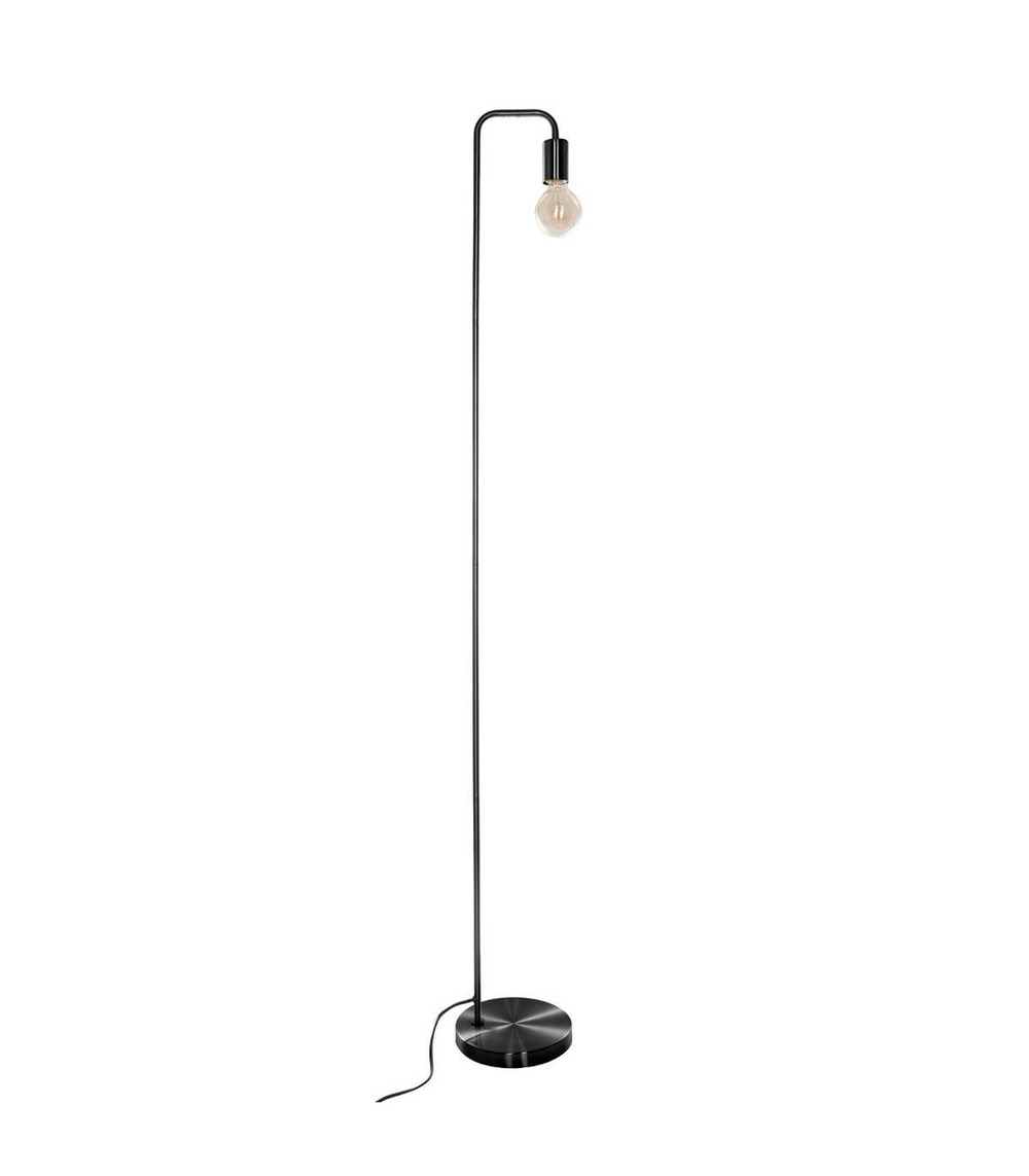 Lampadaire noir en métal h 150 cm