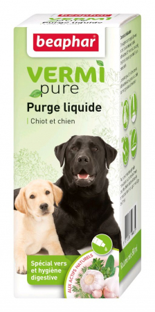 Vermipure purge liquide  chiot et chien
