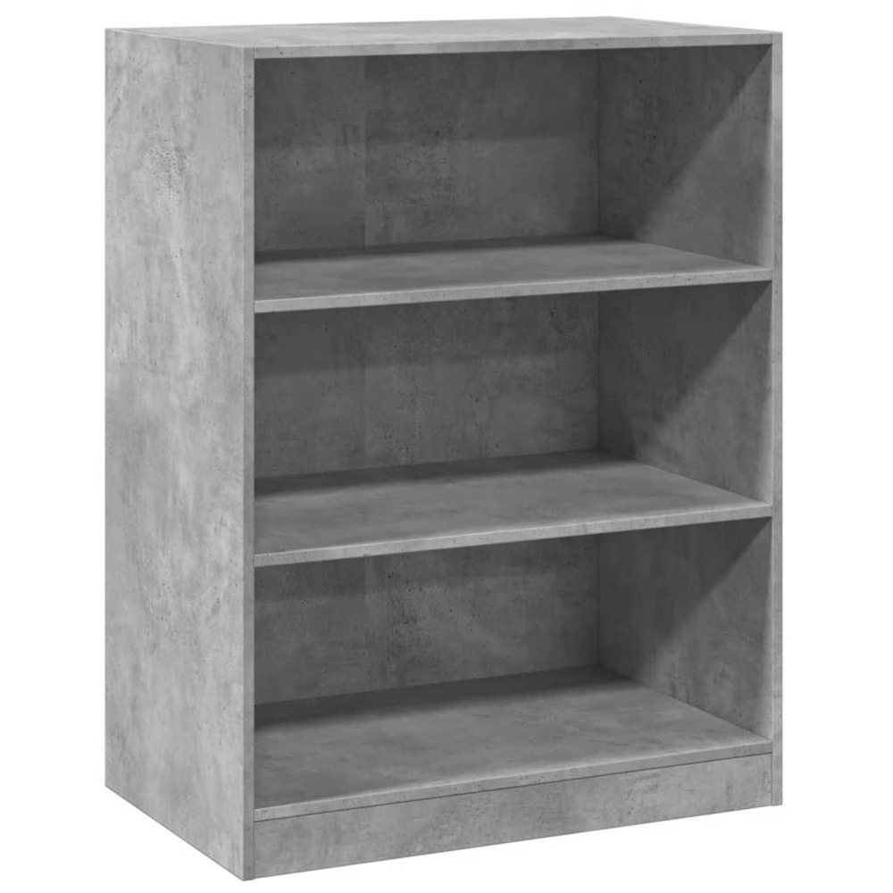 Garde-robe gris béton 77x48x102 cm bois d'ingénierie