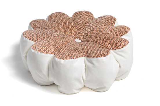 Happy flower | pouf extérieur | 80 x h30 cm