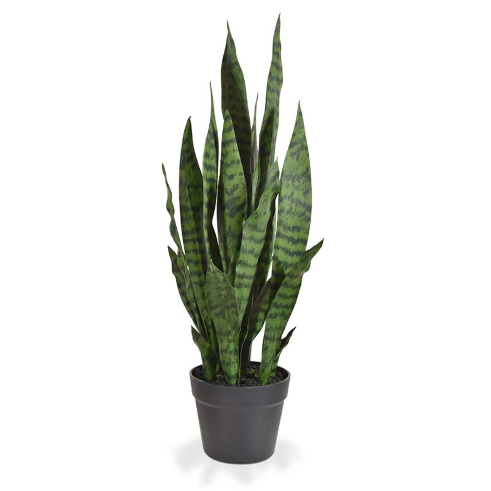 Sanseveria artificiel vert n 70 cm en pot