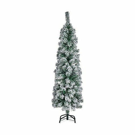 Sapin de noël métal blanc vert plastique (ø 60 x 210 cm)