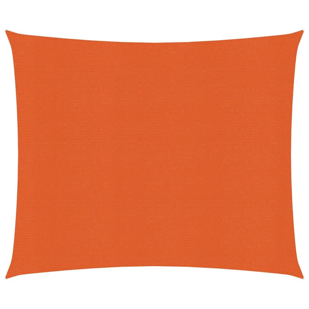 Voile d'ombrage 160 g/m² orange 2 x 2 m pehd