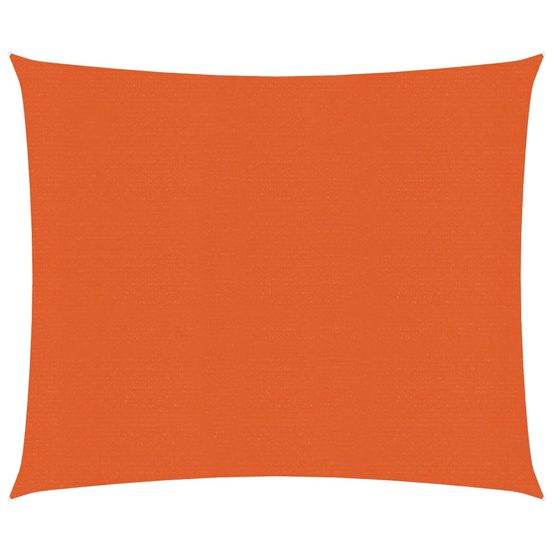 Voile d'ombrage 160 g/m² orange 2 x 2 m pehd