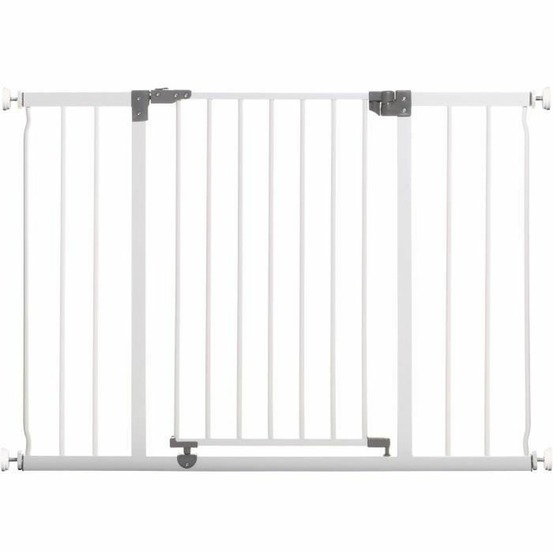 Barrière de sécurité large liberty - par pression - 99/105,5 x 75 cm - blanche