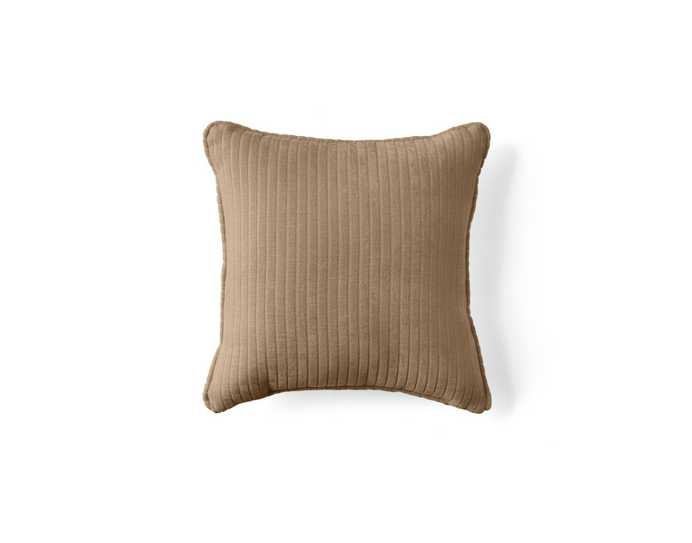 Topaze - coussin - en velours côtelé plat - 40x40 cm