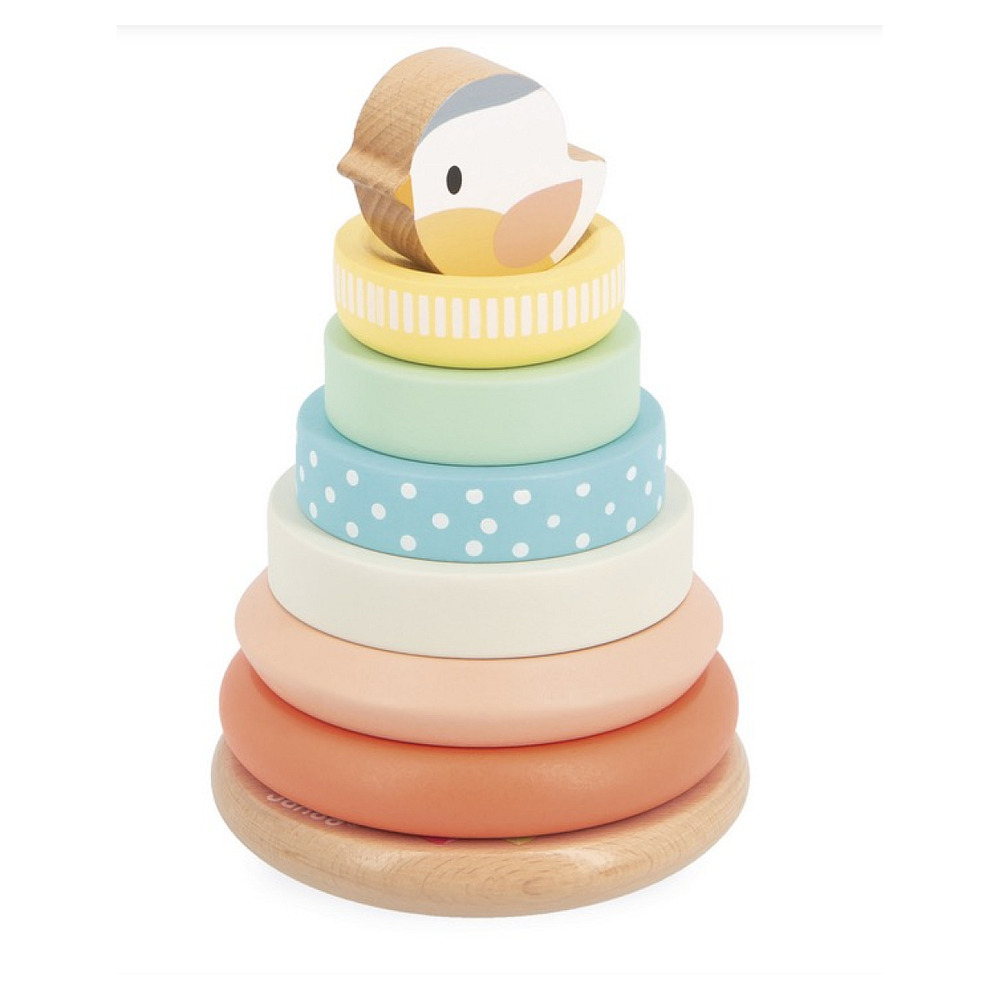 Nid en bois empilable pour enfants - jouet éducatif en bois