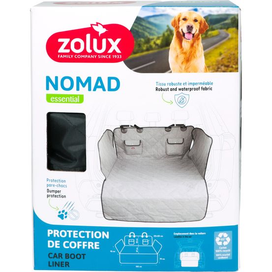 Housse de protection de coffre imperméable essential nomad pour chien