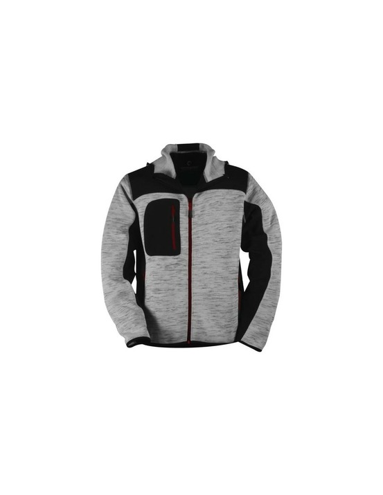 Veste softshell bora gris clair - noir taille xxxl - coverguard