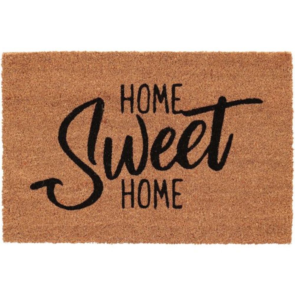 Paillasson en fibres de coco avec inscription 60 x 40 cm