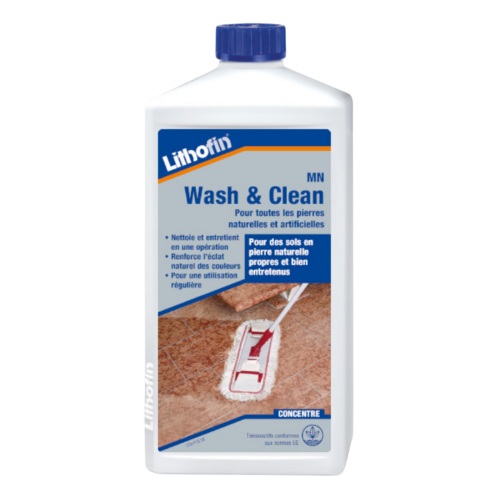 Lithofin mn wash & clean 1l - nettoyant pour pierre naturelle 1l