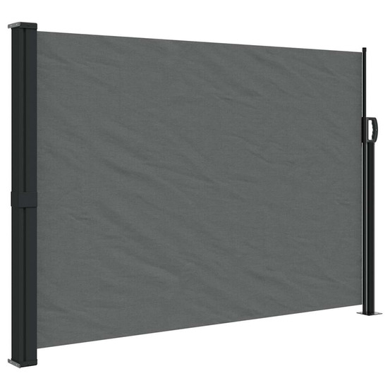 Store latéral rétractable anthracite 140 x 500 cm