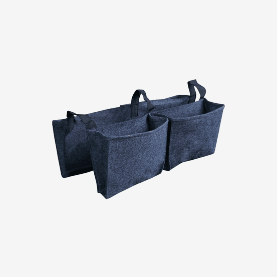 Balconniere grise geotextile 4 poches