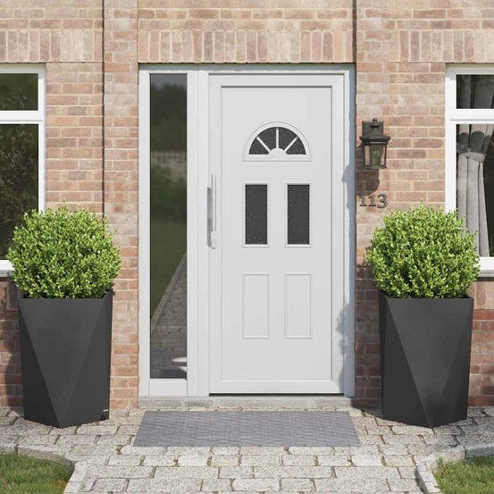 Jardinière 2 pcs noir 50 x 50 x 75 cm acier