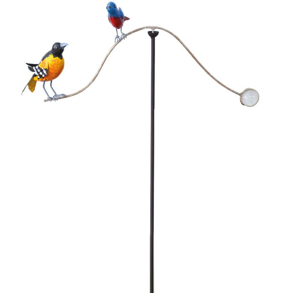Balancier jardin oiseaux 145x15x69cm