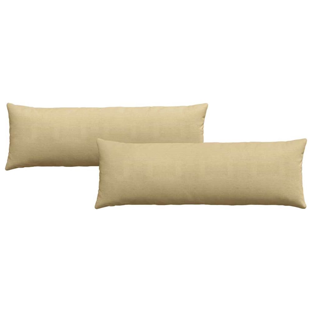 Coussins de canapé 2 pcs vert gris 120 x 40 cm