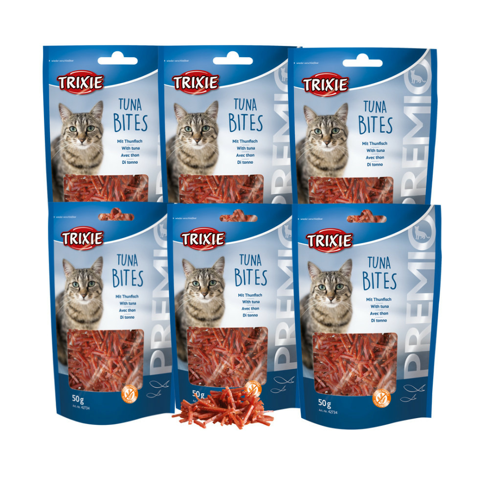 Lamelles au thon et au poulet, 6 x 50 g friandises pour chats