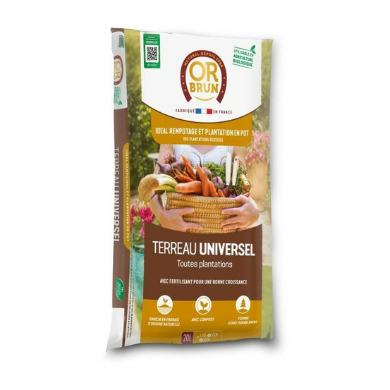 Terreau universel - or brun - obrtuni20n - 20 l