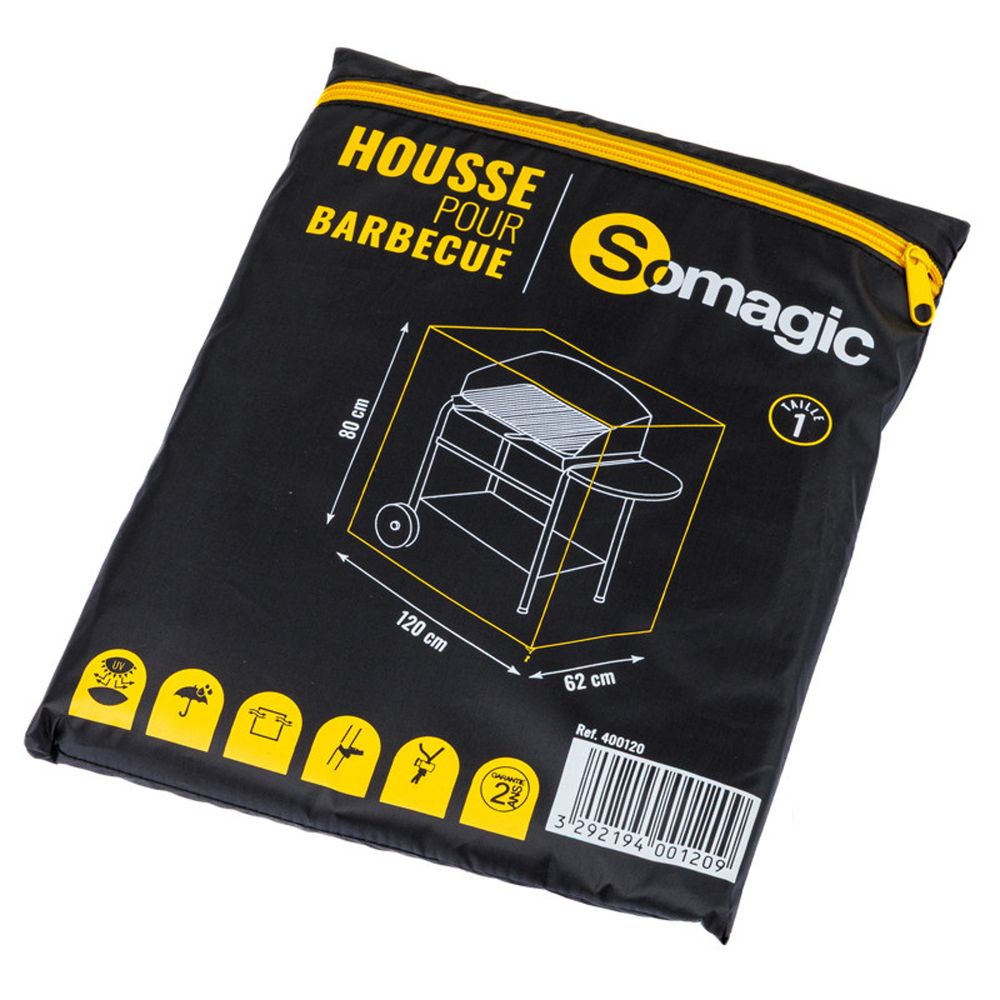 Housse l 120 x l 62 x h 80 cm pour barbecue