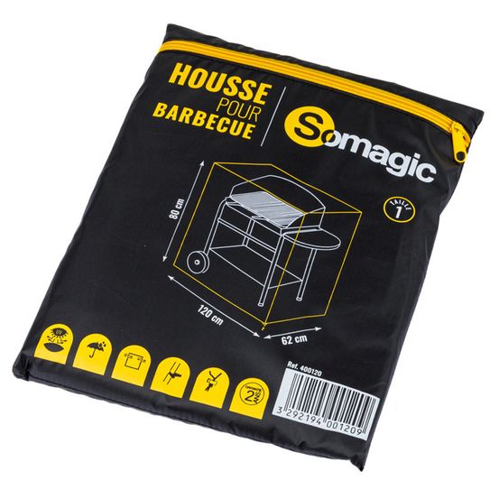 Housse l 120 x l 62 x h 80 cm pour barbecue