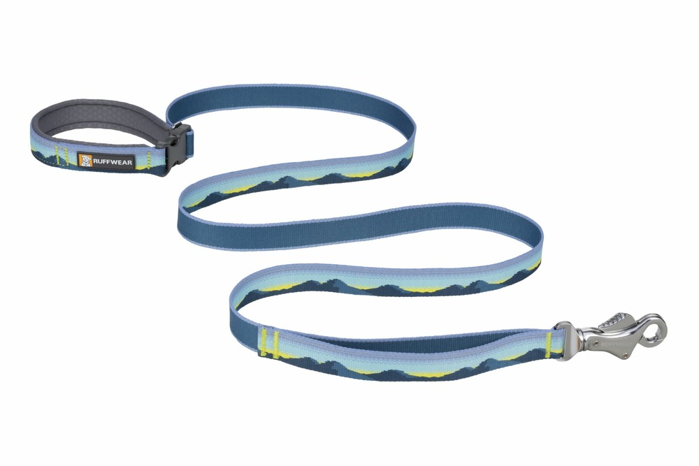 Laisse pour chien réfléchissante de tous les jours, crag™. Couleur: alpine dawn (bleu), taille unique