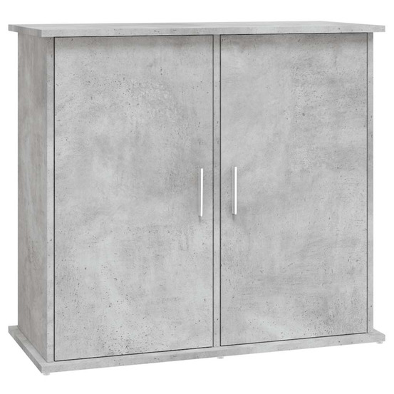 Support d'aquarium en béton gris 81 x 36 x 73 cm bois d'ingénierie
