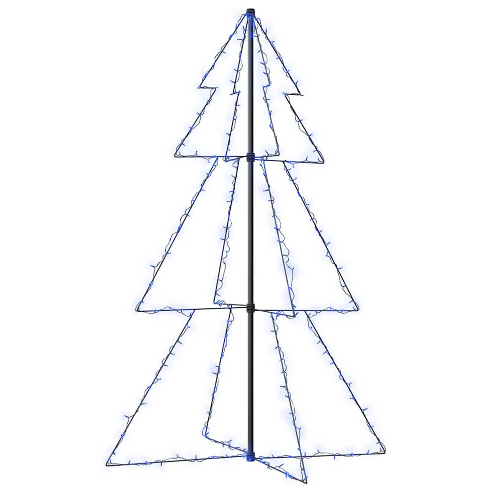 Arbre de noël cône 200 led d'intérieur/d'extérieur 98x150 cm