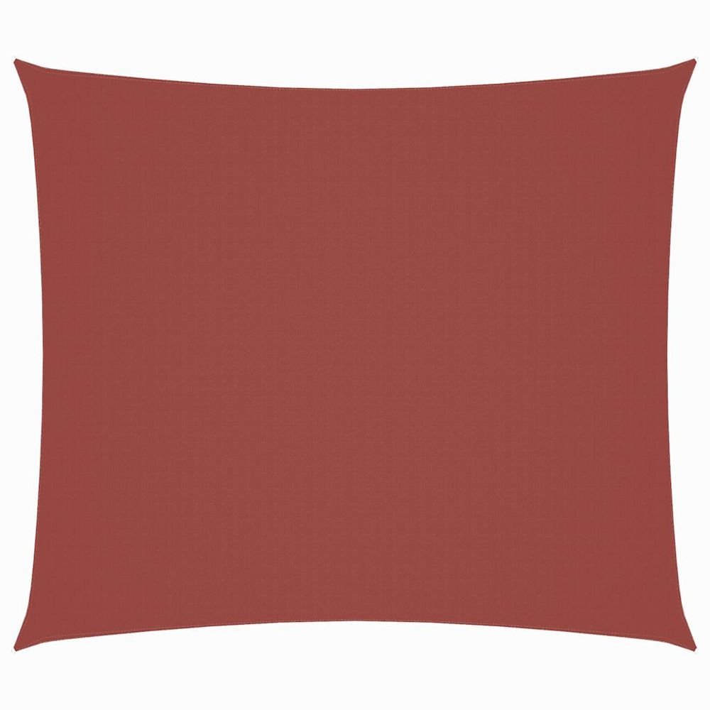 Voile de parasol tissu oxford rectangulaire 2x2,5 m terre cuite