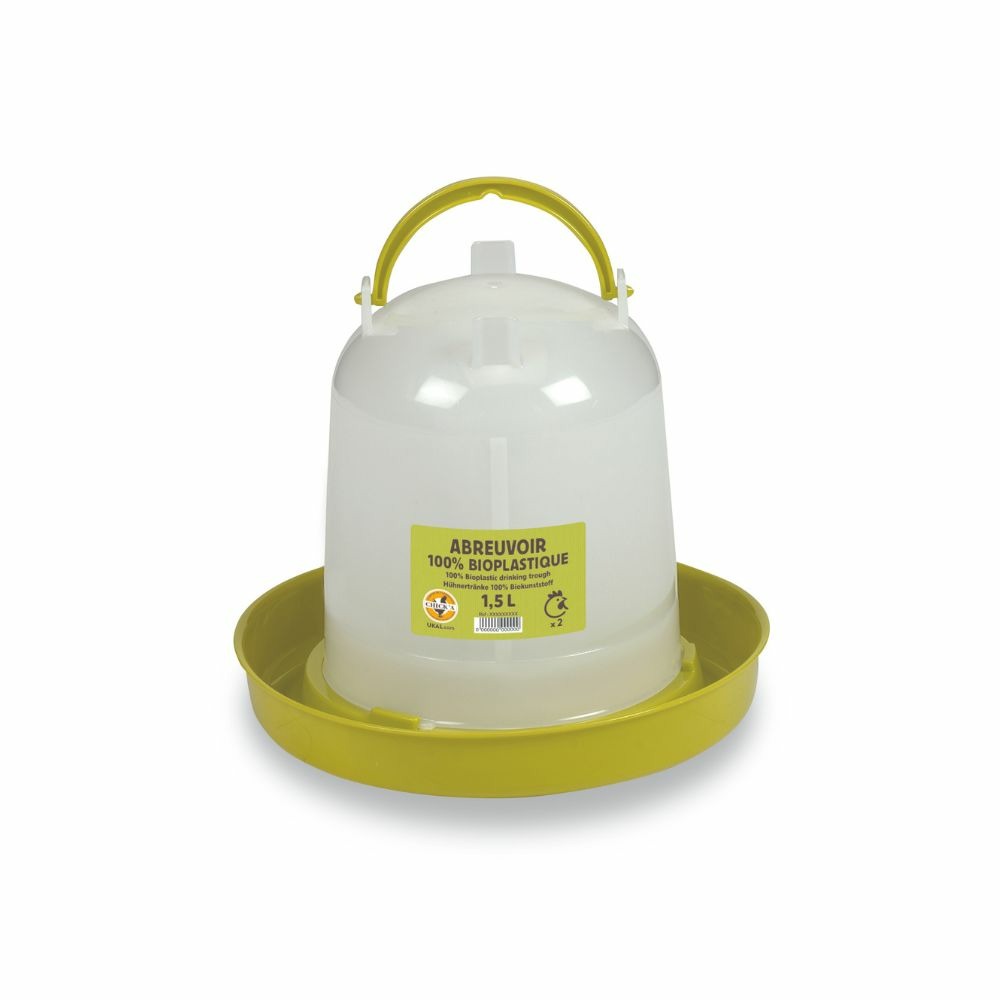 Abreuvoir bioplastique 1,5l pour volailles
