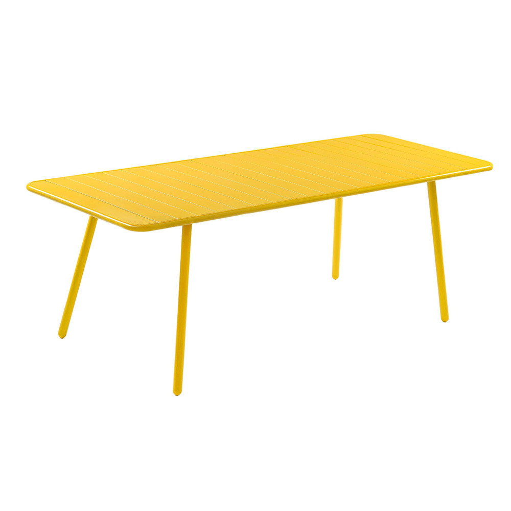Table de jardin 8-10 places 200cm jaune bergame