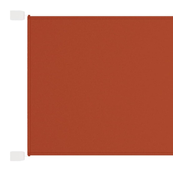 Auvent vertical terre cuite 140x360 cm tissu oxford