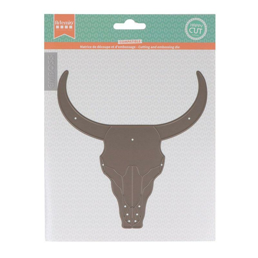 Matrice de découpe tête de buffle - viva la vida