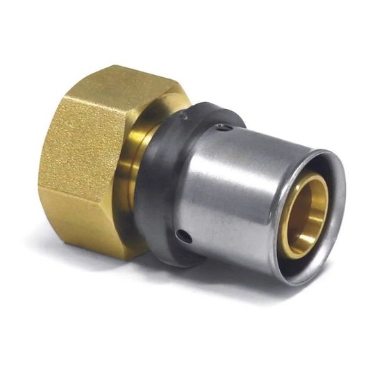 Raccord à sertir 16 mm x 1/2' ig pour multicouche et eau potable - boni-shop