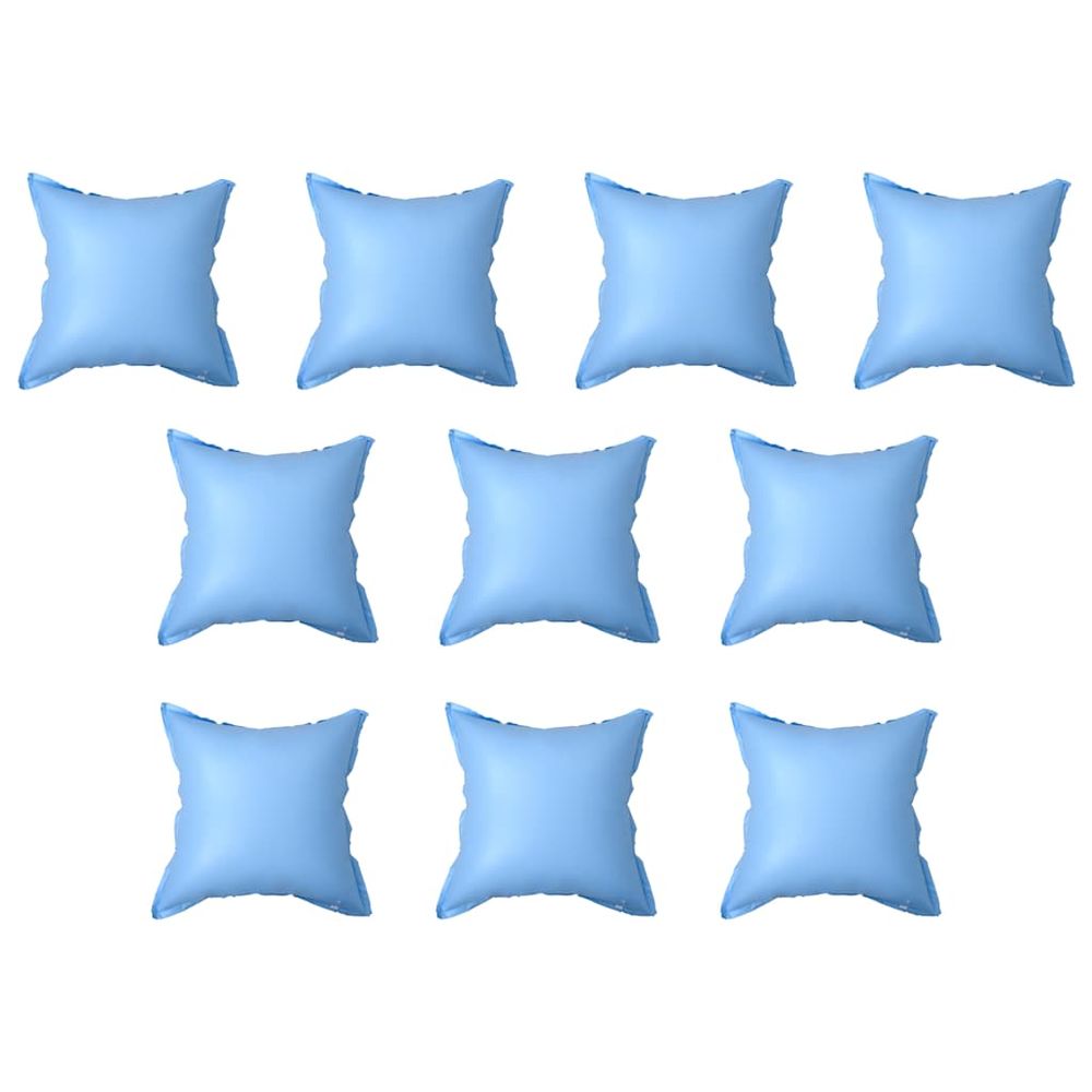 Oreillers gonflables de housse de piscine hors sol 10 pcs pvc