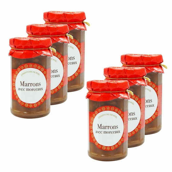 Confiture de marrons avec morceaux - confiture de noël