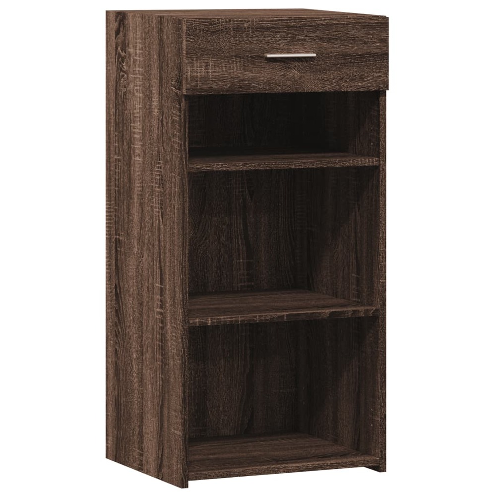 Buffet bahut commode armoire meuble de rangement organisateur cuisine salle de séjour salon 45 x 42,5 x 93 cm bois d'ingénier