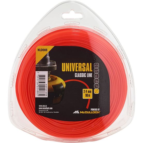 Fil de coupe-herbe en nylon 2.4mm x 90m nlo008