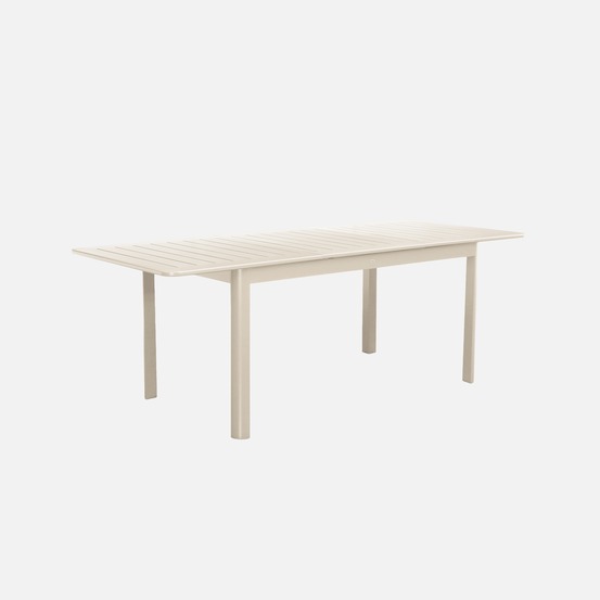 Table de jardin seattle extensible aluminium, 8 places, 173 / 236,5 x 100 x 75 cm