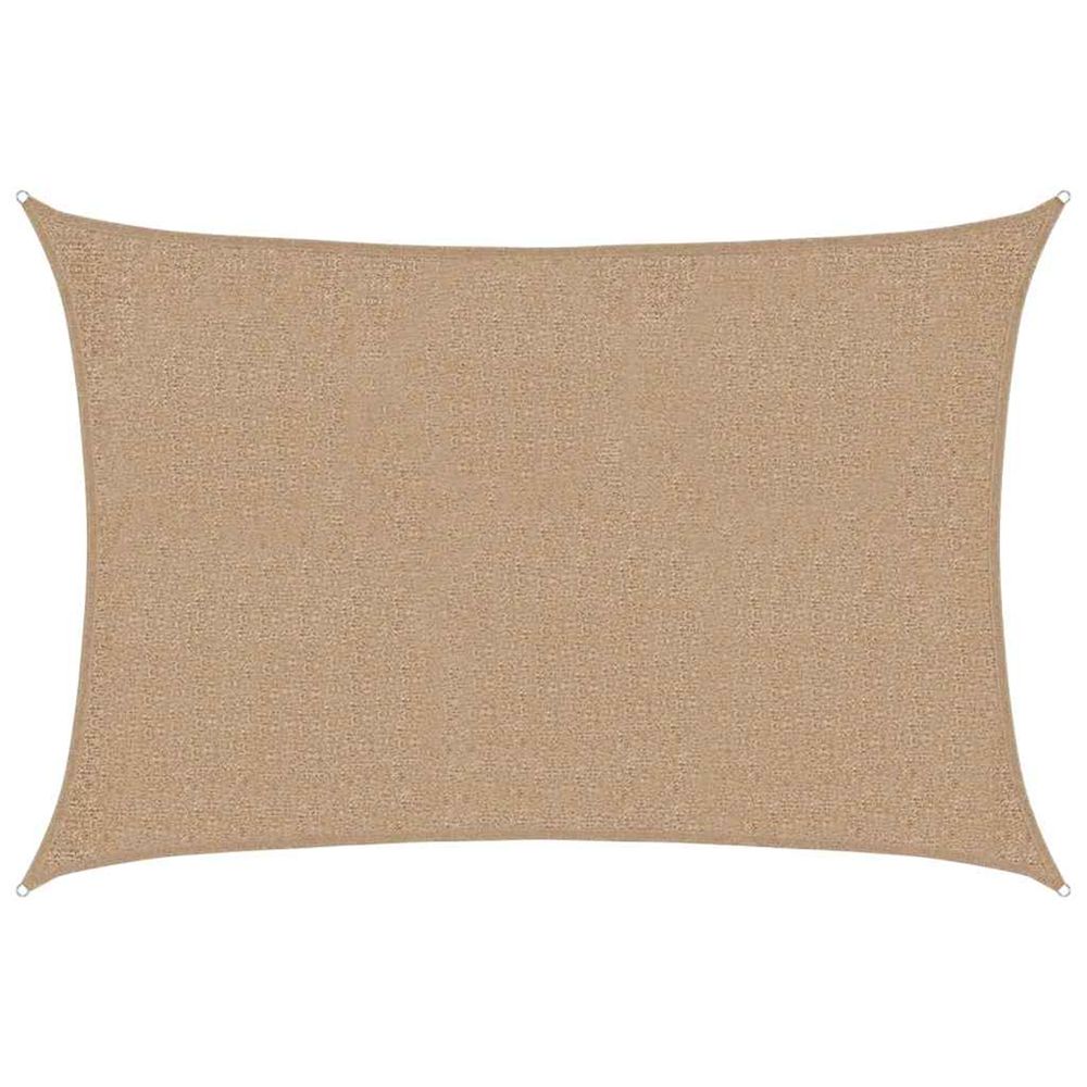 Voile d'ombrage 160 g/m² taupe 2x2,5 m pehd