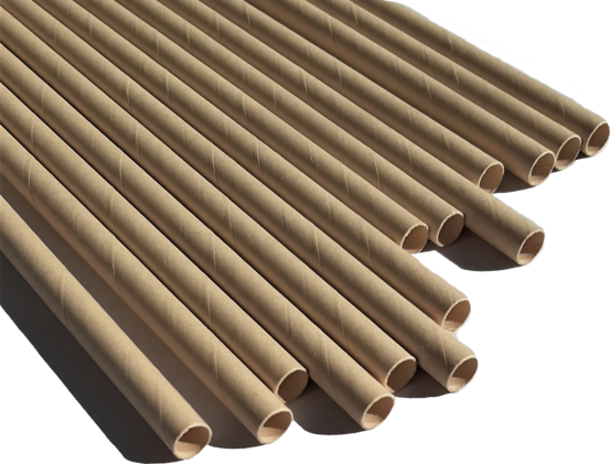 Paille jetable papier de bambou pour cocktails l 19,7 cm ø 0,8 cm - les pailles logiques