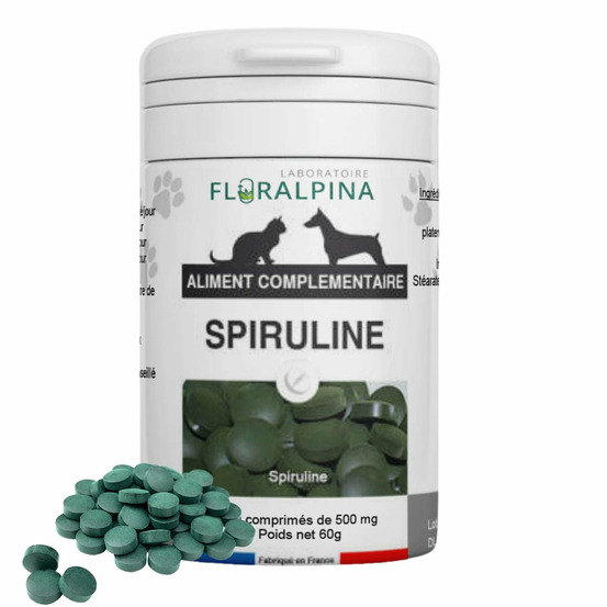 Spiruline comprimés chien chat 120
