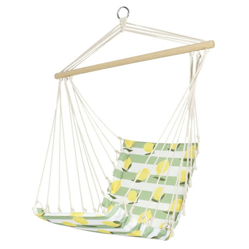 Chaise suspendue citron 50cm jaune & vert