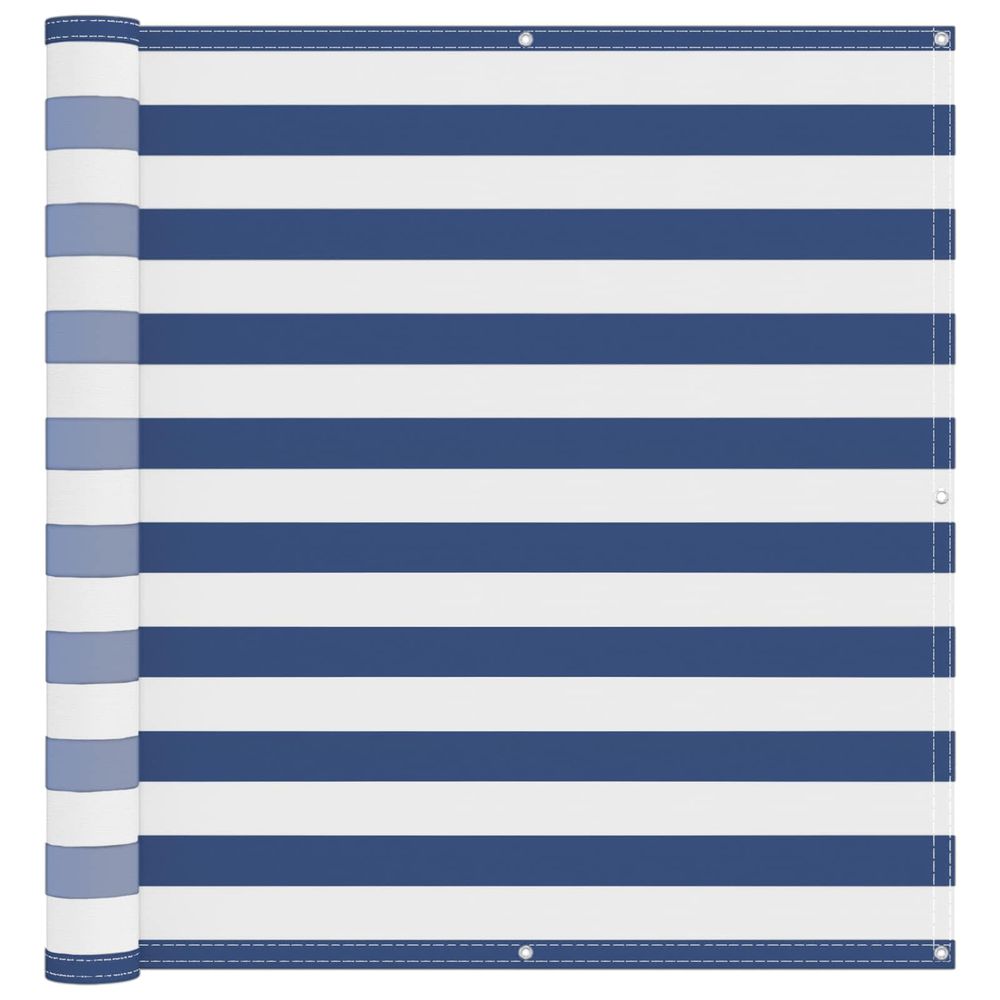 Écran de balcon rectangulaire 110 x 500 cm tissu oxford