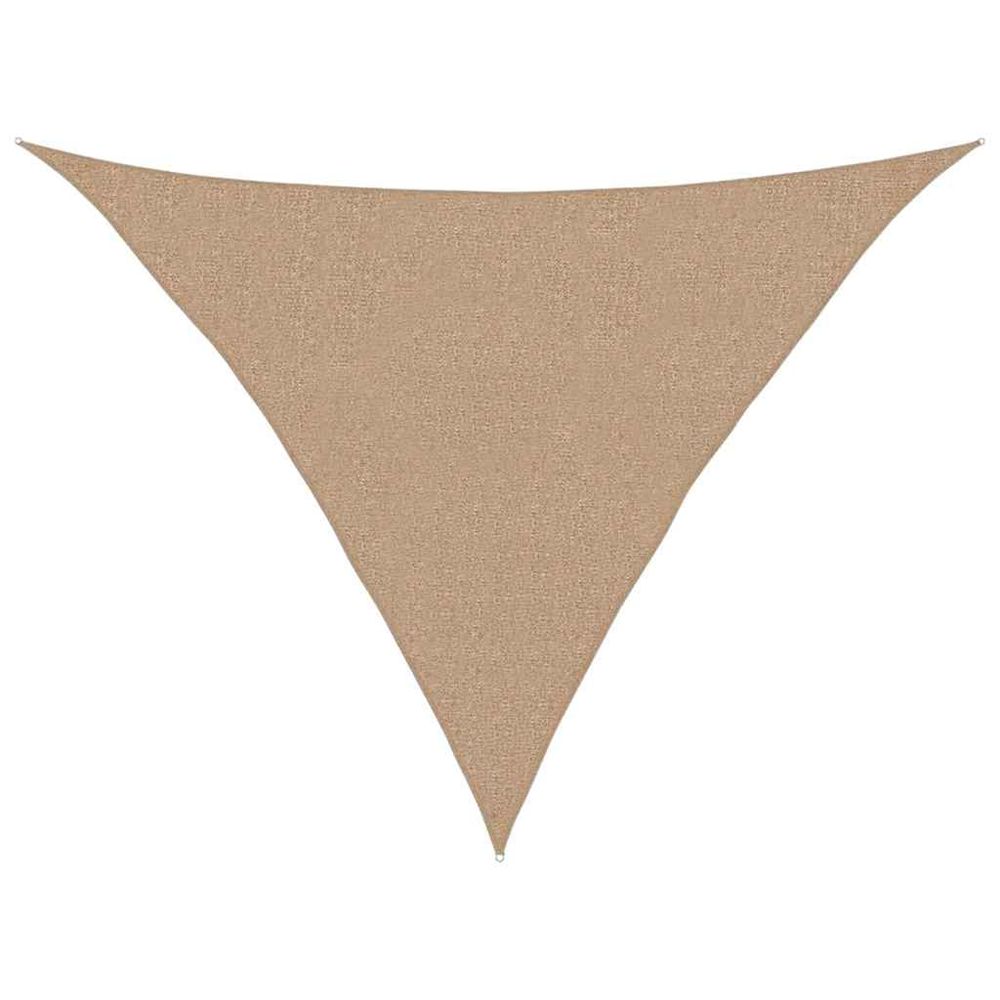 Voile d'ombrage 160 g/m² taupe 3x3x4,2 m pehd