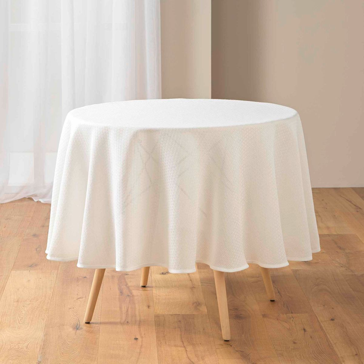 Nappe ronde jacquard 