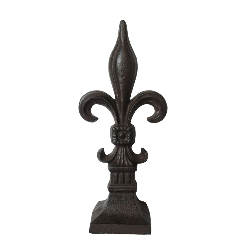 Grande fleur de lys fonte 12x8x26cm