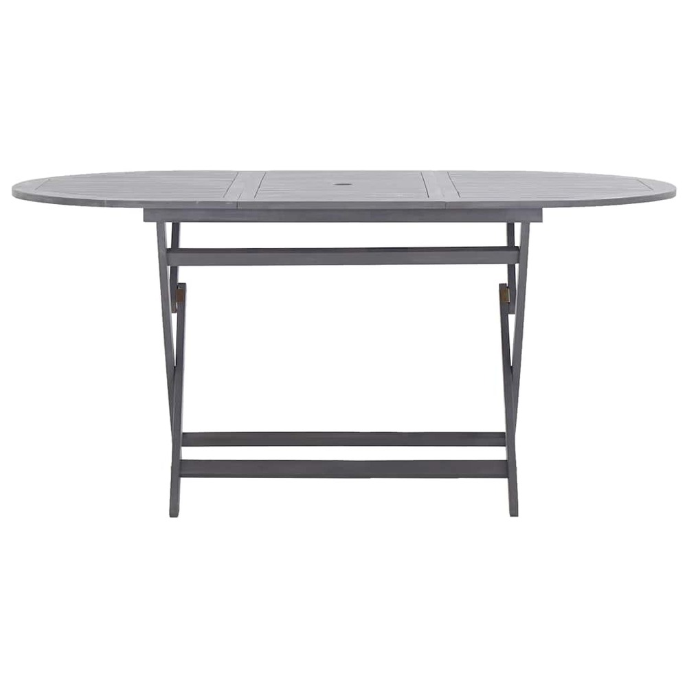 Table de jardin pliable 160x85x75 cm bois d'acacia massif